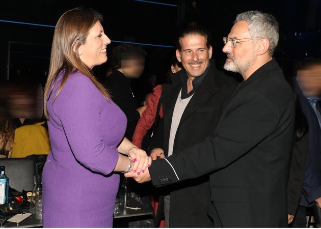 Το ζευγάρι συνομίλησε και με τον αγαπημένο της Ελεωνόρας Ζουγανέλη, Νίκο Συρίγο.