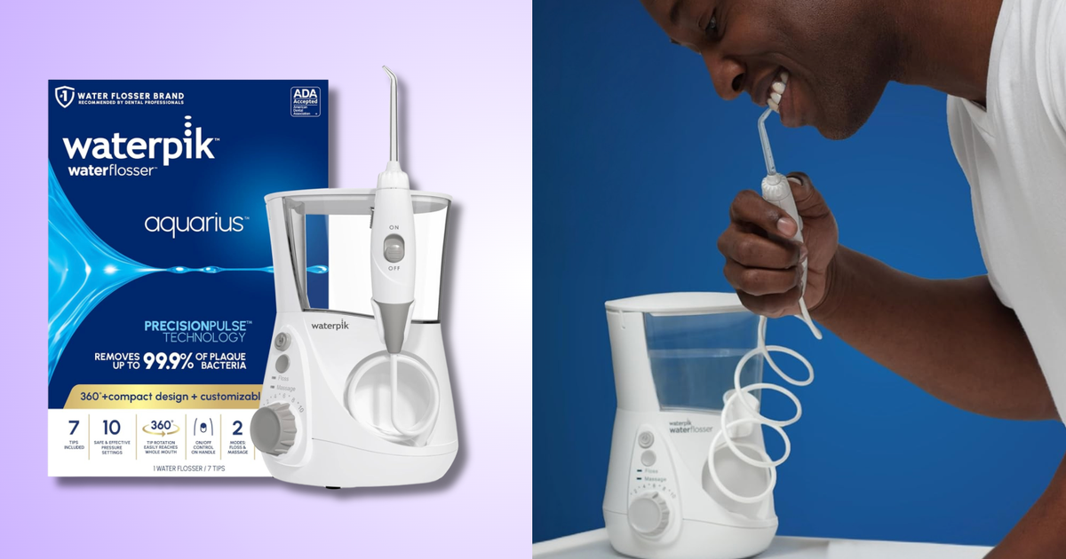 The Waterpik Aquarius Flosser Is 40% Off On Amazon