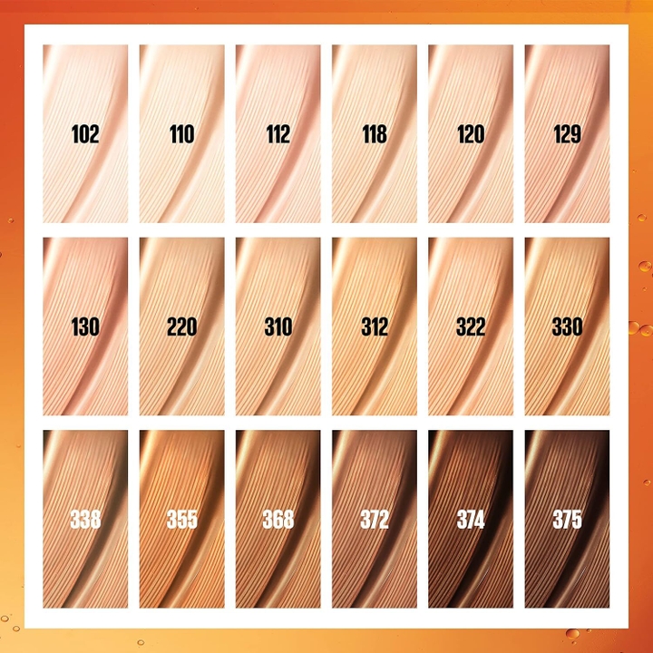 The skin tint comes in 18 shades.