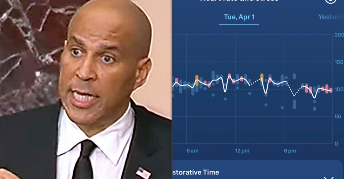 NextImg:Cory Booker's Oura Ring Reveals What The 25-Hour Speech Did To His Body