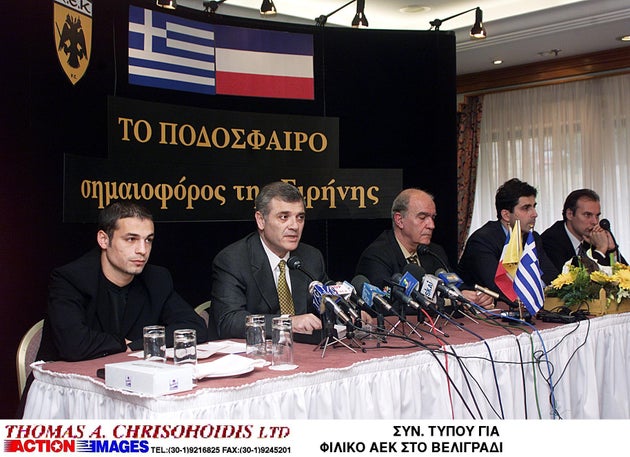 Συνέντευξη τύπου πριν από το ιστορικό ταξίδι.