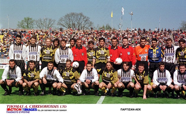 Οι παίκτες των δύο ομάδων.