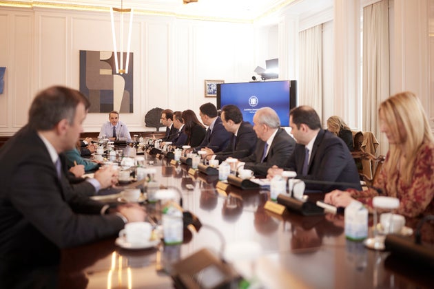 Στιγμιότυπο από τη συνεδρίαση του ΚΥΣΟΙΠ