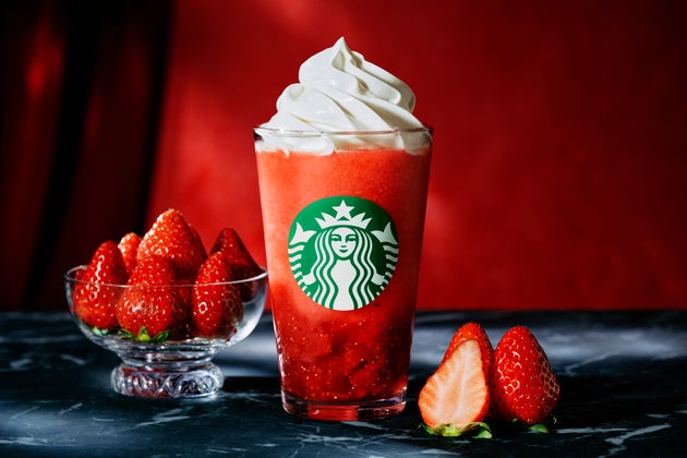 THE 苺 フラペチーノ