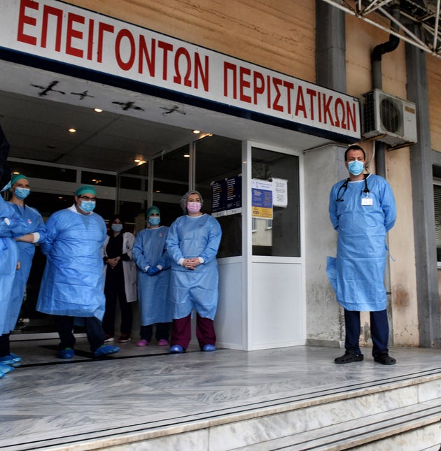 Το νοσοκομειο της Κορίνθου, Κυριακή 5 Απριλίου 2020 (EUROKINISSI)