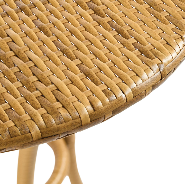 The on-sale patio set is made of 50% recycled material that's equal parts stylish and weather-resistant.