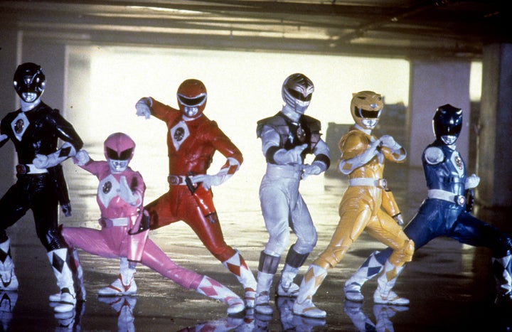 A scene from "Mighty Morphin' Power Rangers," circa 1993.