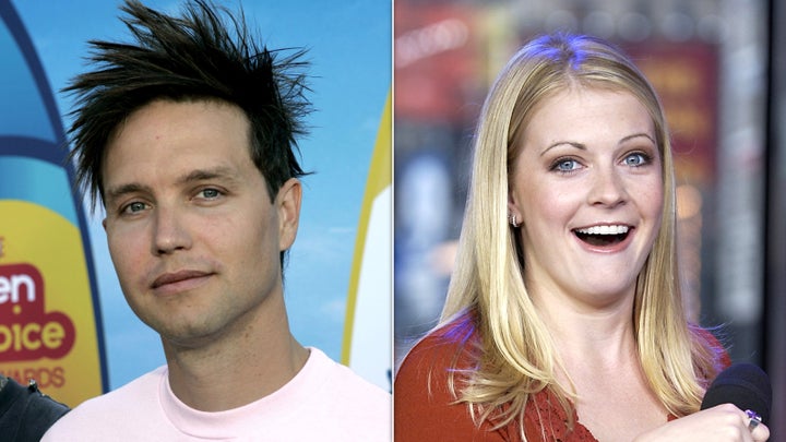 Blink-182 1 Mark Hoppus and Melissa Joan Hart in the early 2000s.
