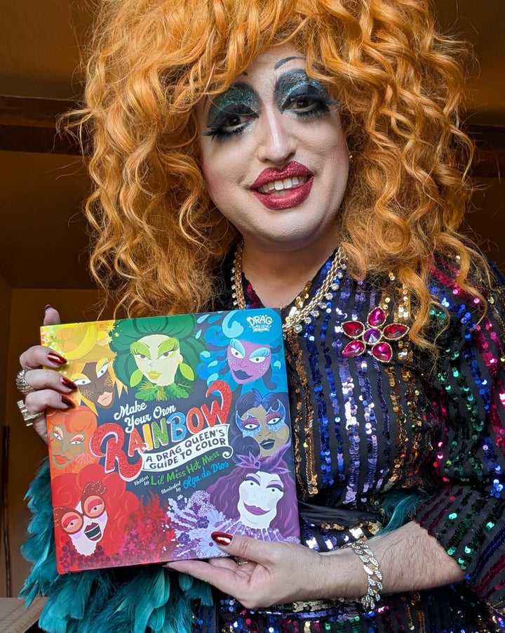 The author with her newest book.