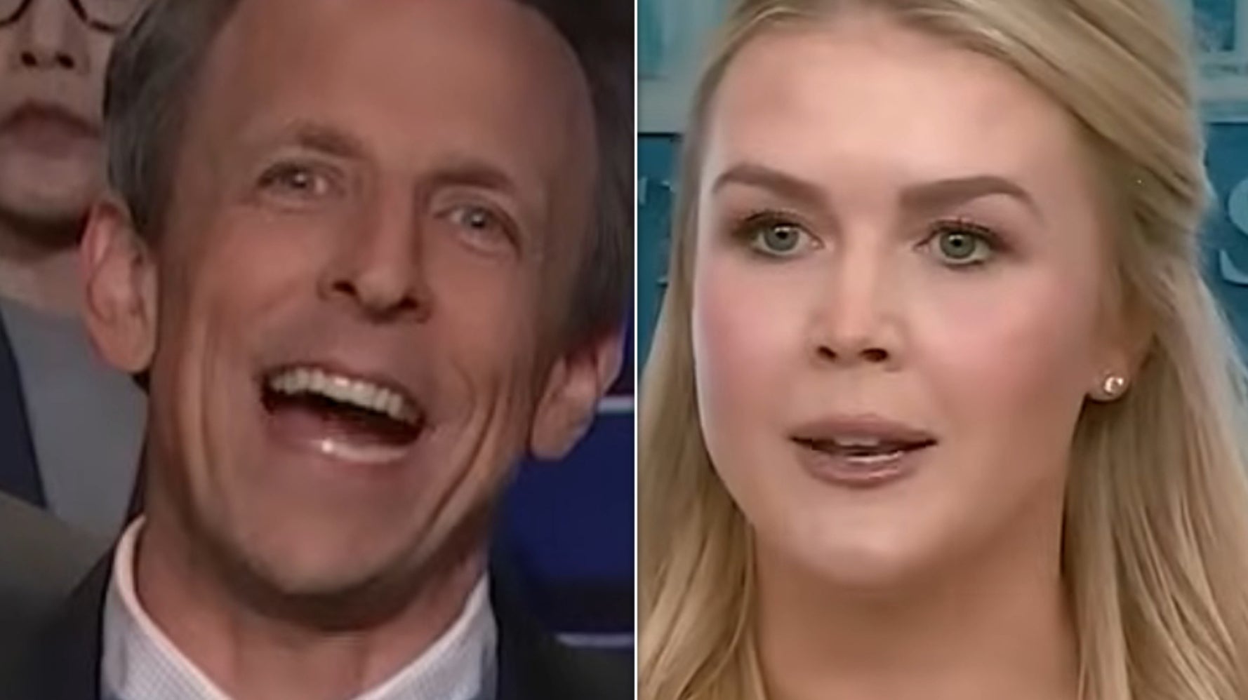 Seth Meyers' Karoline Leavitt Spoof Briefing Ends With NSFW Punch Line |  HuffPost Entertainment