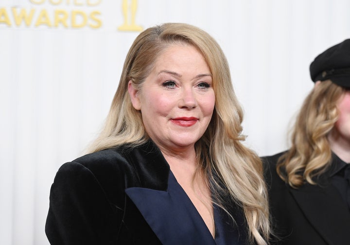 Christina Applegate at the 29th Annual Screen Actors Guild Awards held at the Fairmont Century Plaza on Feb. 26, 2023, in Los Angeles, California.