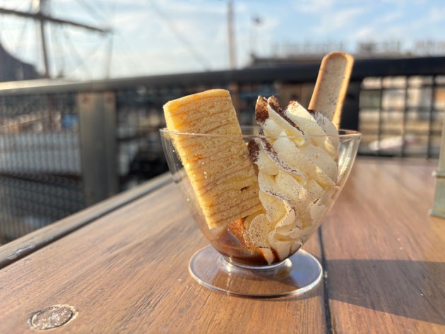 バウムクーヘンのティラミス仕立て