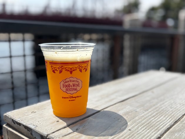 ビアカクテル（パッションフルーツ、アーモンドシロップ、四川青山椒）