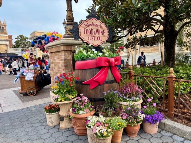 パーク内のデコレーション