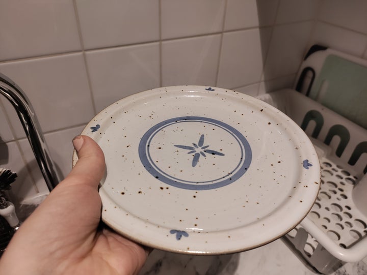 A saucer of water