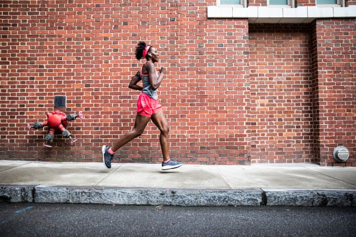It's important that you wear proper shoes and run with proper form in order to prevent injuries.