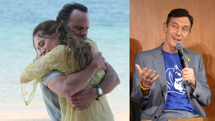 White Lotus Star responds to rumors about romances in the set and 1 Walton Goggins and Aimee Lou Wood in a HBO's Still