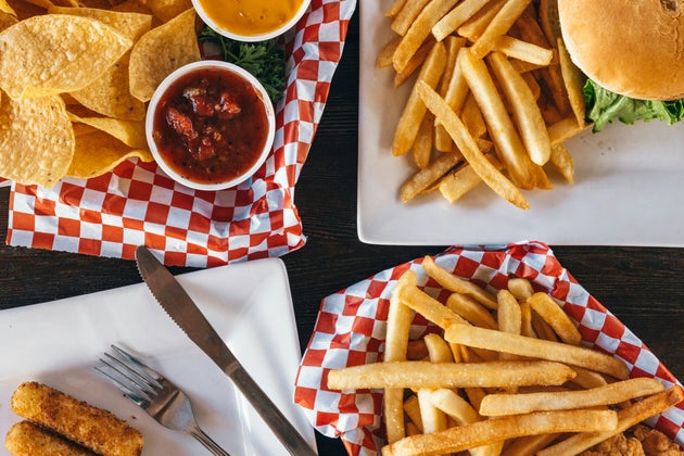 Plated chips with dips.