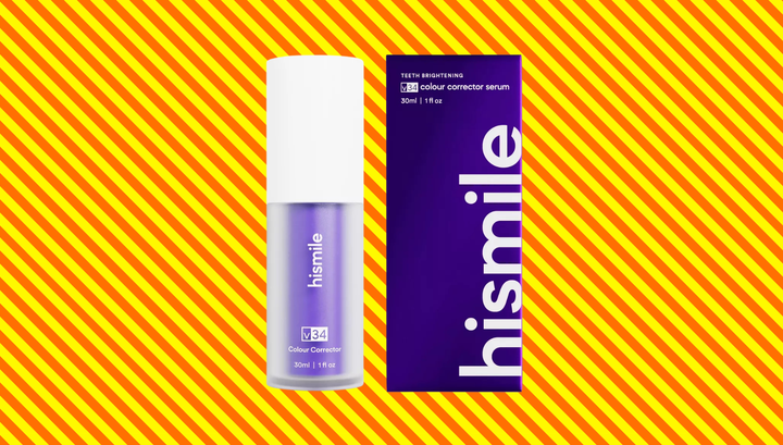 Reviewers say this purple-toned teeth whitener actually works.