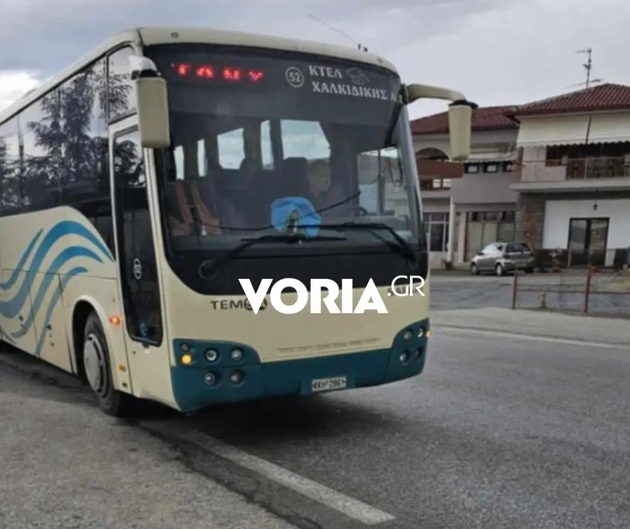 Επιβάτης απείλησε οδηγό του ΚΤΕΛ Χαλκιδικής.