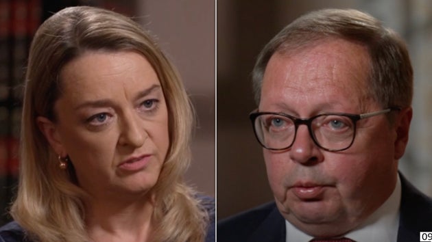 Laura Kuenssberg and Andrei Kelin