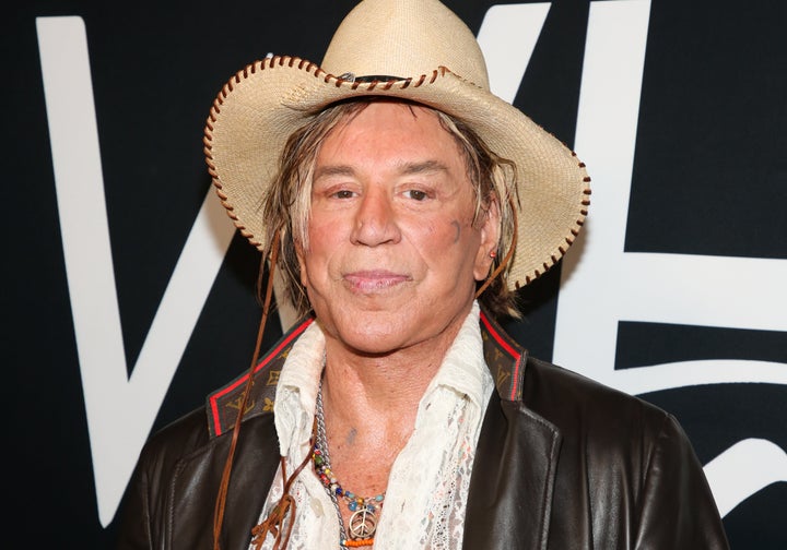 Actor Mickey Rourke attends the TEATRO Even Summer White Affair at Skybar on June 17, 2022, in West Hollywood, California. 