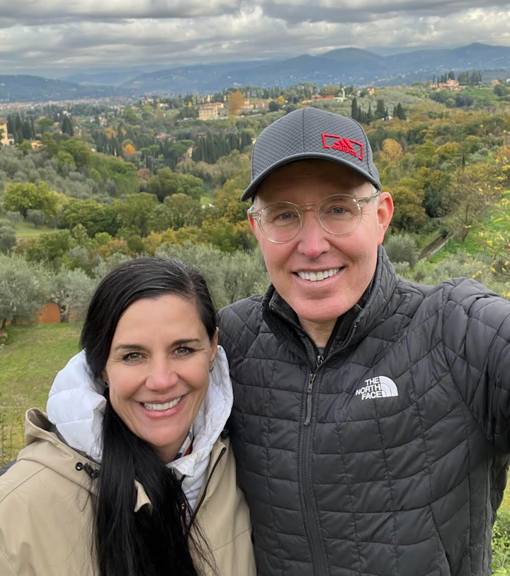 The author and her husband, Mitch