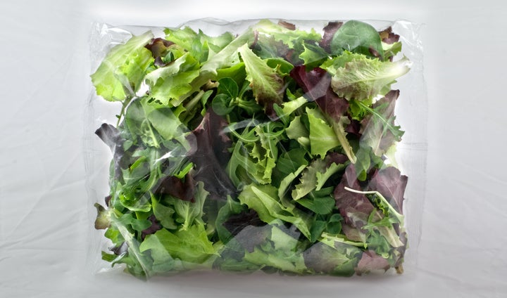 The greens that end up in a bag can come from multiple different farms and locations.