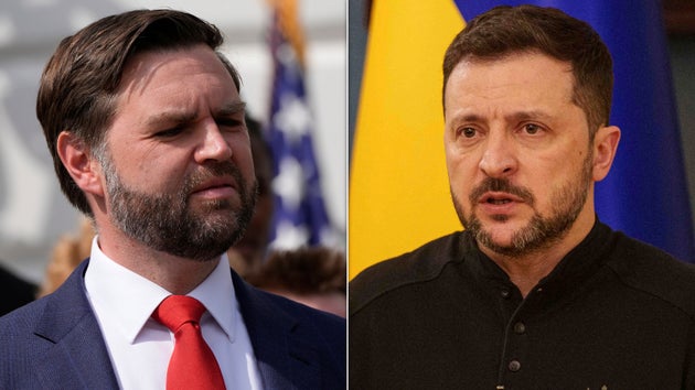 JD Vance and Volodymyr Zelenskyy
