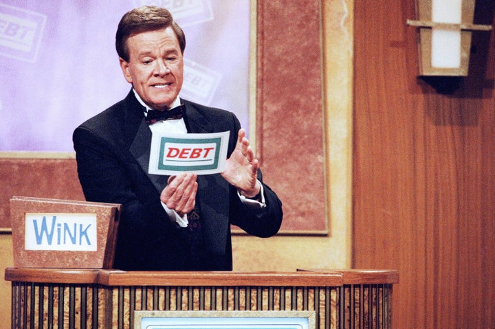 Host Wink Martindale, during a game show, May 22, 1997. (AP Photo/Nick Ut)