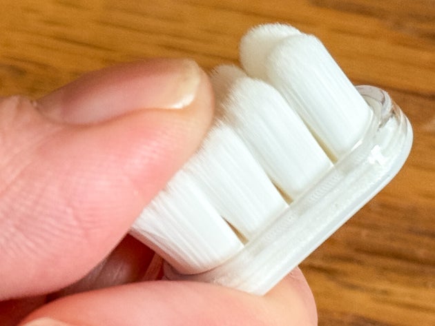 モフモフ、ふわふわとした感触は、まるで高級なフェイスブラシのよう