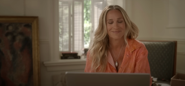 Carrie unveils her next writing project in the trailer for And Just Like That season three
