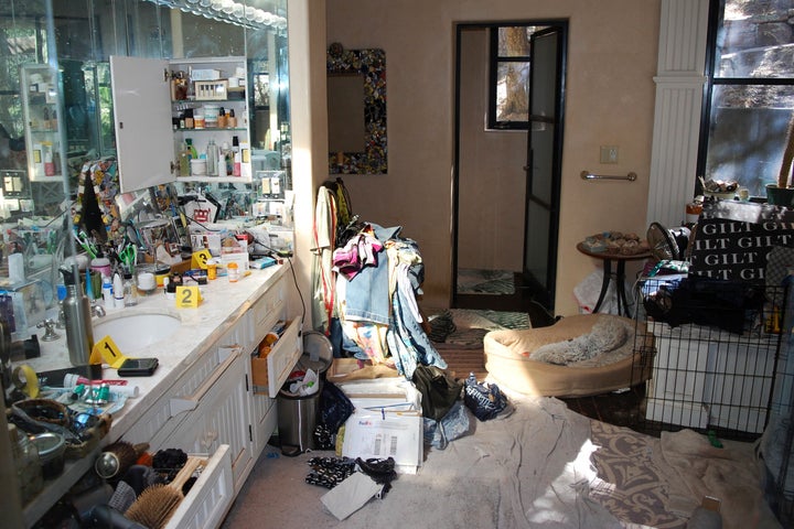 This is an undated image provided by the Santa Fe County Sheriff's Office during the course of their investigation and search of the home of Gene Hackman and his wife Betsy Arakawa, where the two were found dead on Feb. 27, 2025, in Santa Fe, New Mexico.