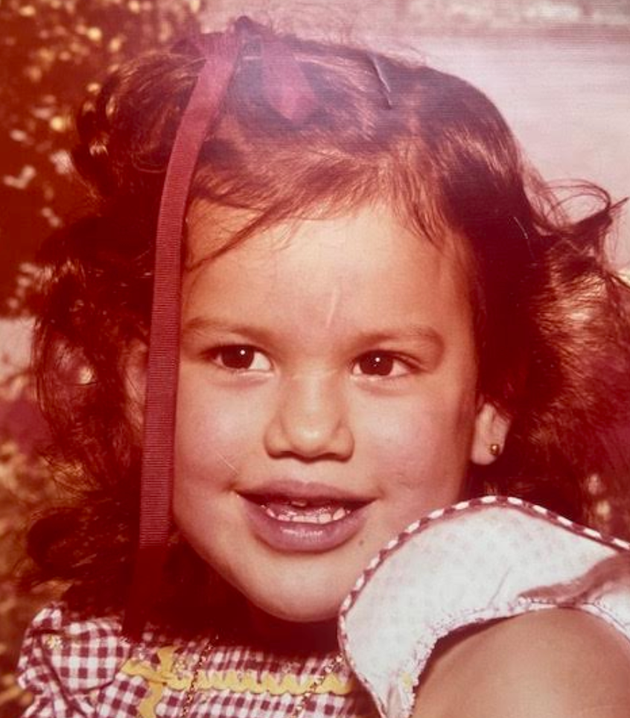 The author as a child.