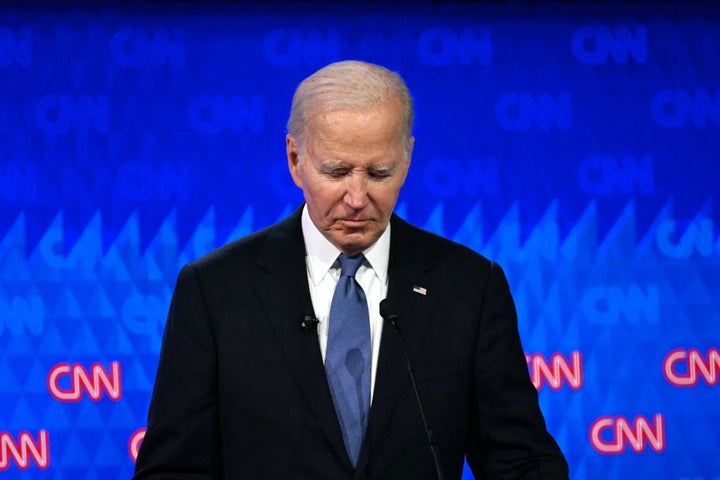 After President Joe Biden's disastrous presidential debate performance last June, captured here, Clooney believed Democrats had no chance of winning without a shift in power.