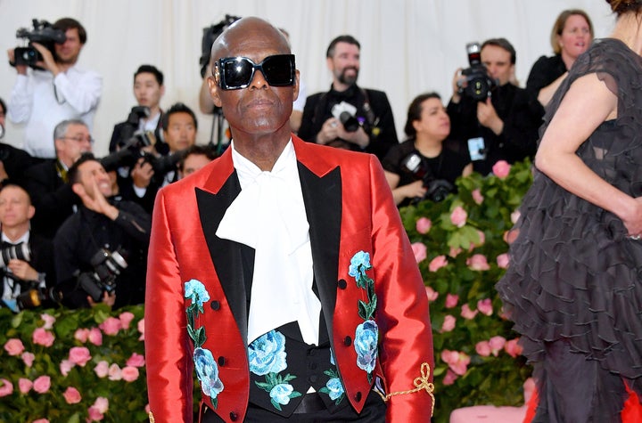 Dapper Dan attends the 2019 Met Gala, "Celebrating Camp: Notes on Fashion."