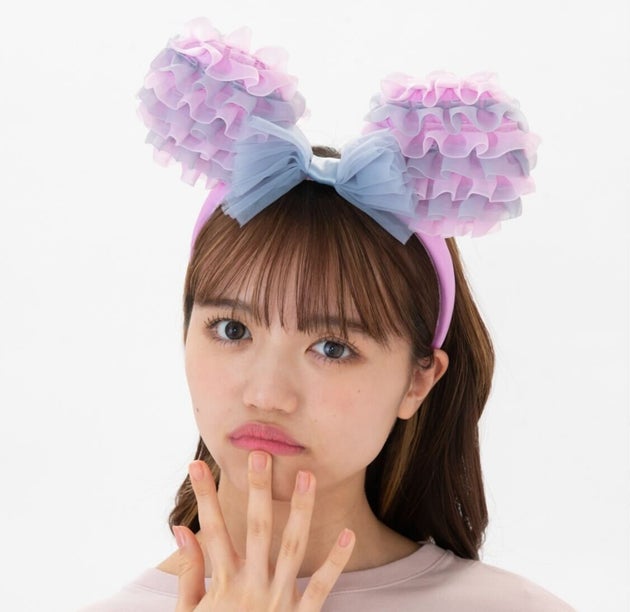 新作カチューシャの装着イメージ