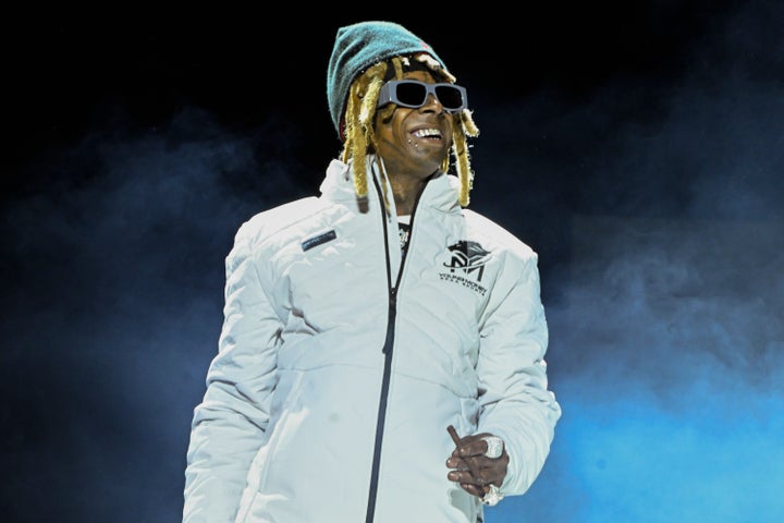 Lil Wayne performs during the 2025 Dreamville Music Festival at Dorothea Dix Park on April 05, 2025 in Raleigh, North Carolina. (Photo by Astrida Valigorsky/Getty Images)