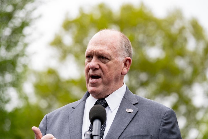 Border czar Tom Homan said the legality of sending American citizens to overseas prisons is "out of" his "lane."