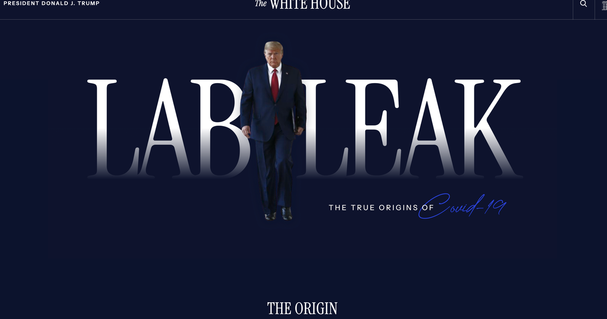 White House Replaces COVID-19 Information Site With ‘Lab Leak’ Theories