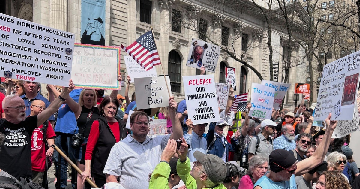 Anti-Trump Protesters Rally In New York, Washington And Elsewhere Across The Country