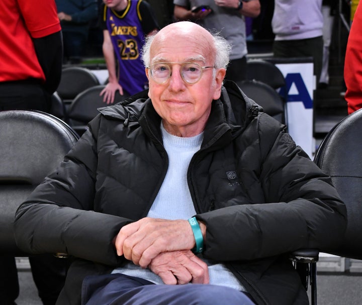 Larry David Trolls Bill Maher with essay entitled My Cena with Adolf 1 Larry David, here in a Lakers-Knicks basketball game in March, seemed to make fun of Bill Maher for his visit to the White House in an essay entitled