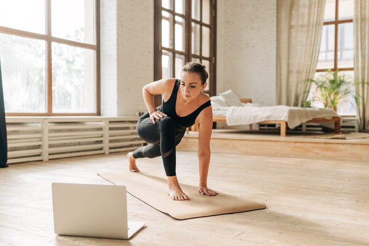 One of the benefits of mat Pilates is that you can do it anywhere since you only need a mat to do the workout.