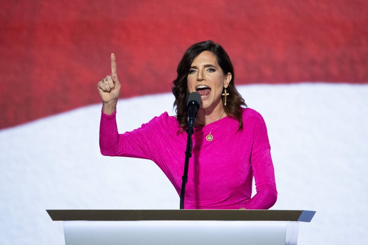Rep. Nancy Mace photographed at the Republican National Convention in Milwaukee on Wednesday, July 17, 2024.