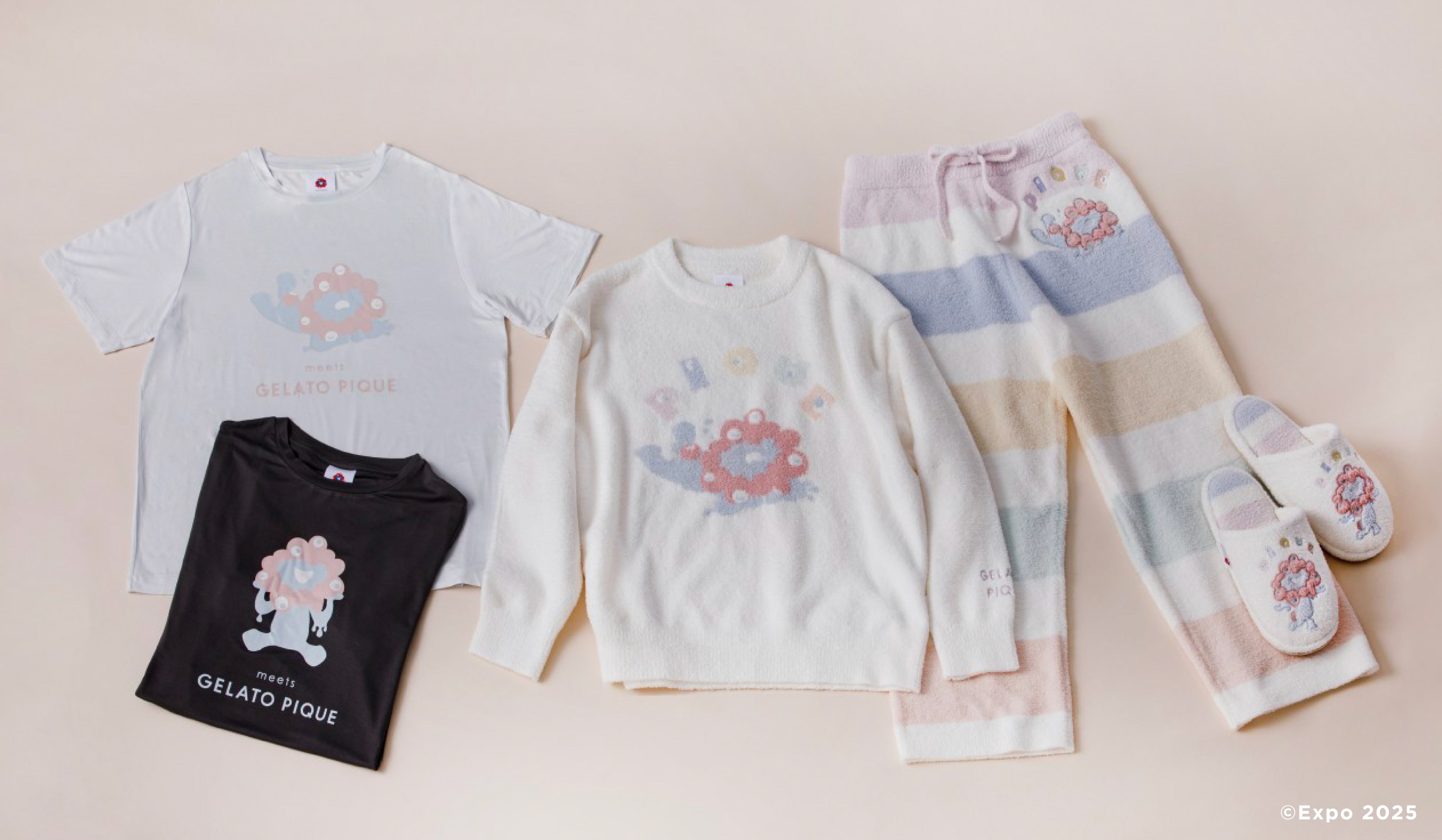 【新品・タグ付き】ミャクミャク × ジェラートピケ　万博会場限定　コラボTシャツ 未開封】大阪万博限定 ミャクミャク ジェラートピケ ルーム