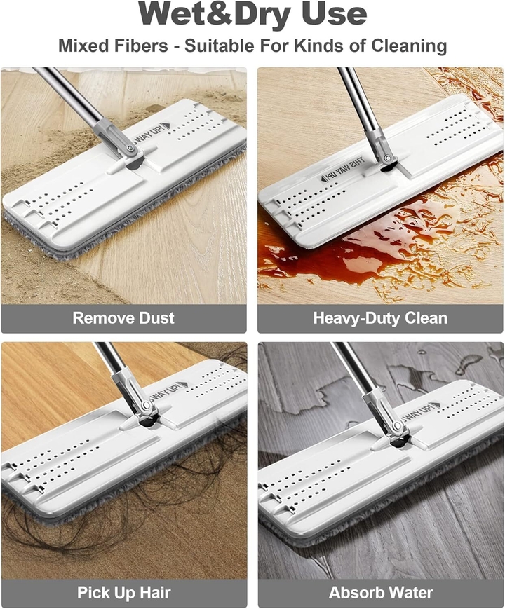 The washable head can be easily removed and used on an array of messes.