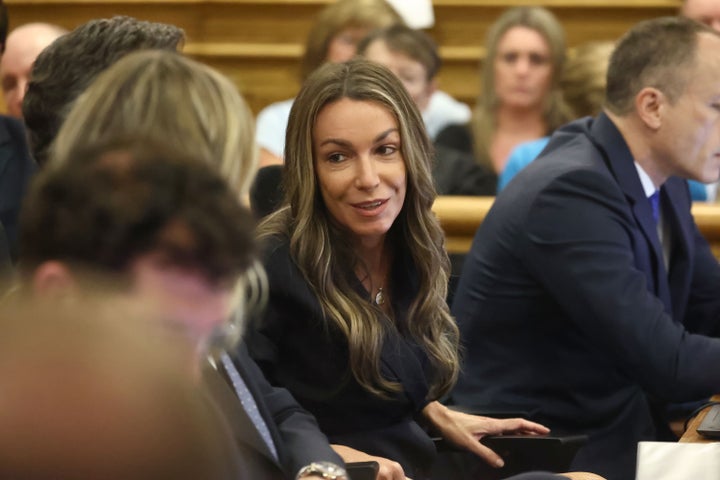 Karen Read during opening arguments at her second murder trial on April 22.