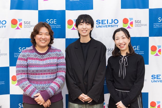 左から野口亜弥さん、下山田志帆さん、田中東子さん