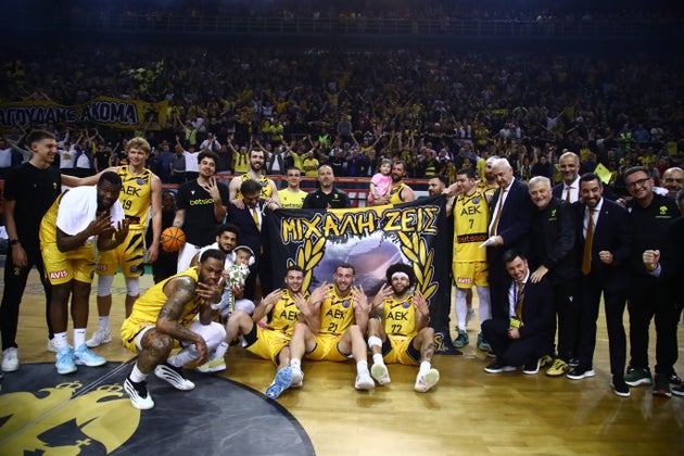 BASKETBALL CHAMPIONS LEAGUE 2024-2025 / GAME-3 / ΑΕΚ - ΝΑΝΤΕΡ (ΜΑΡΚΟΣ ΧΟΥΖΟΥΡΗΣ / EUROKINISSI)