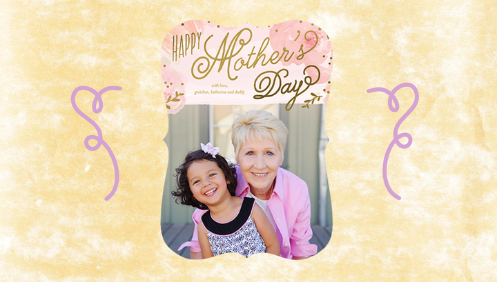This custom card is one of the many great Mother's Day gifts available via Shutterfly.